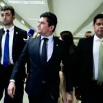 Brasília (DF) 03-04-2024 Senador Sergio Moro caminhando no senado Federal. Foto Lula Marques/ Agência Brasil